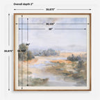 River Afternoon Landscape Print