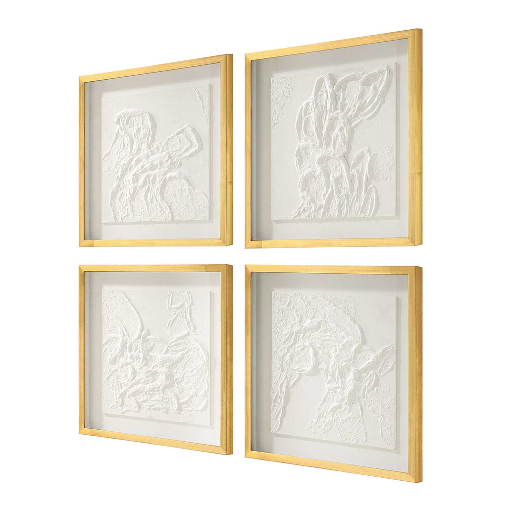 Fourfold Framed Prints Set/4