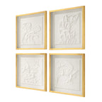 Fourfold Framed Prints Set/4