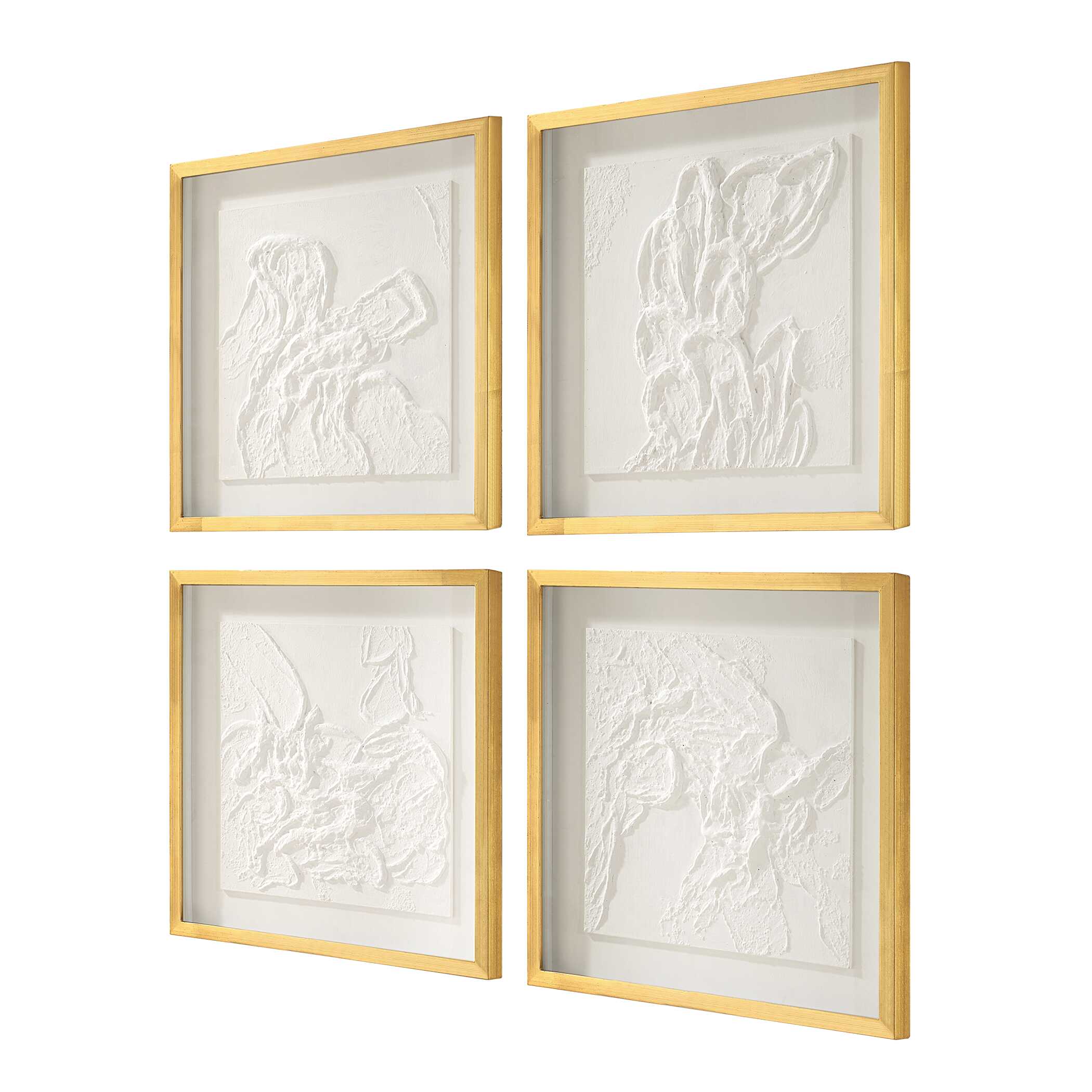 Fourfold Framed Prints Set/4