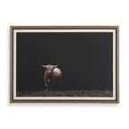 King Of The Hill Framed Bovine Print