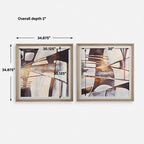 Vetrina Framed Abstract Prints Set/2