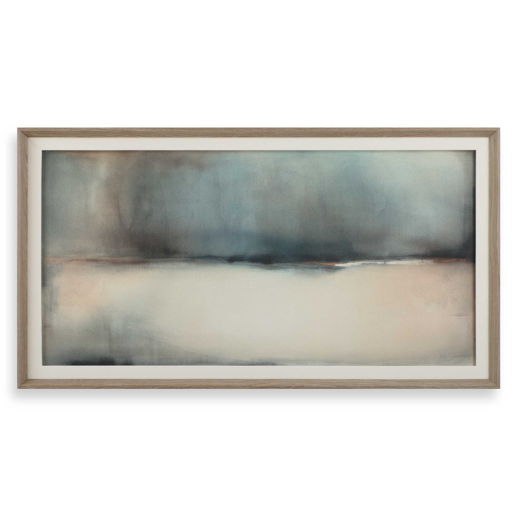 Deep Rains Framed Abstract Print