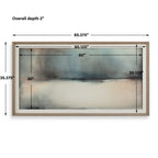 Deep Rains Framed Abstract Print