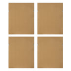 Shibori Coral Framed Prints Set/4