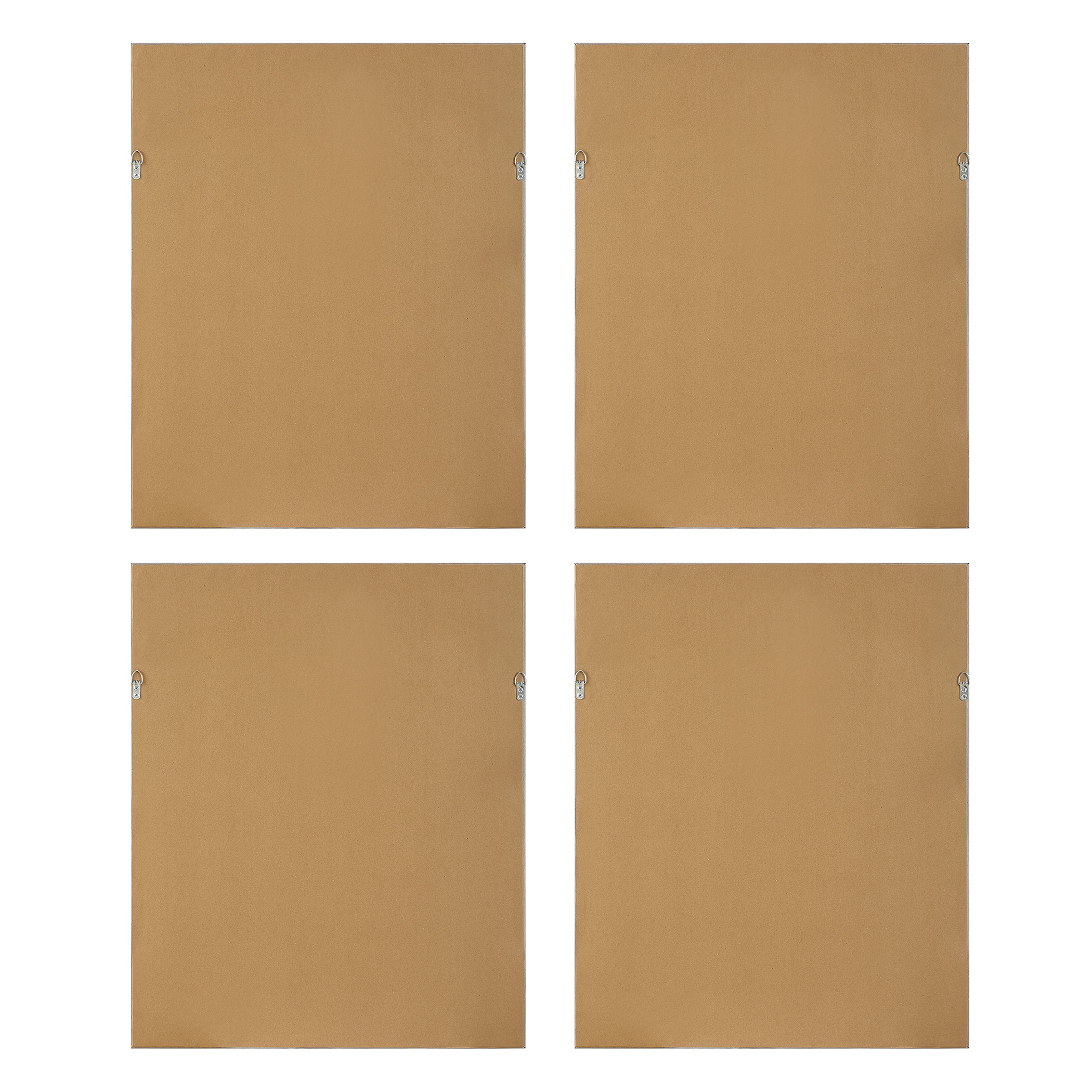 Shibori Coral Framed Prints Set/4