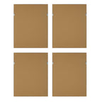 Florals On Black Framed Prints Set/4