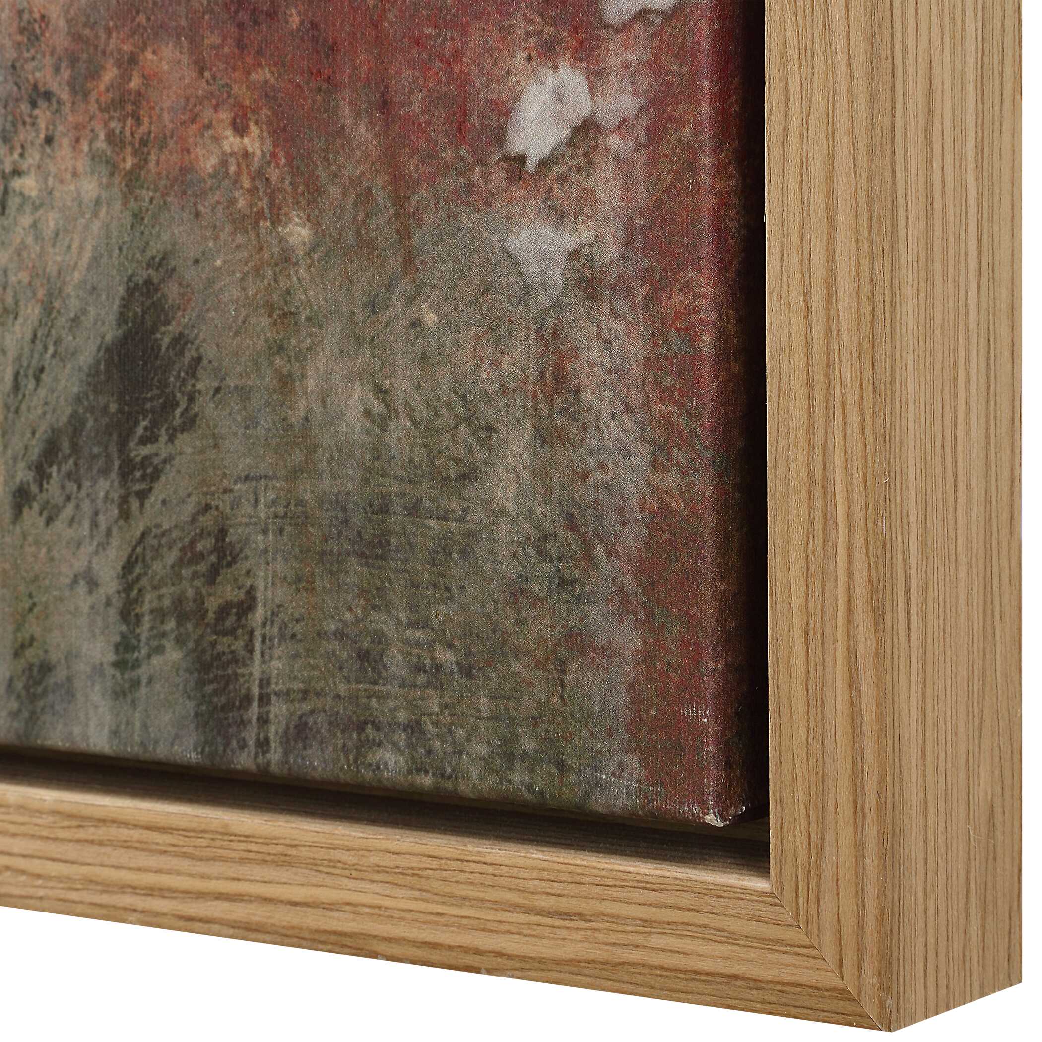 Molten Patina Framed Canvases Set/2