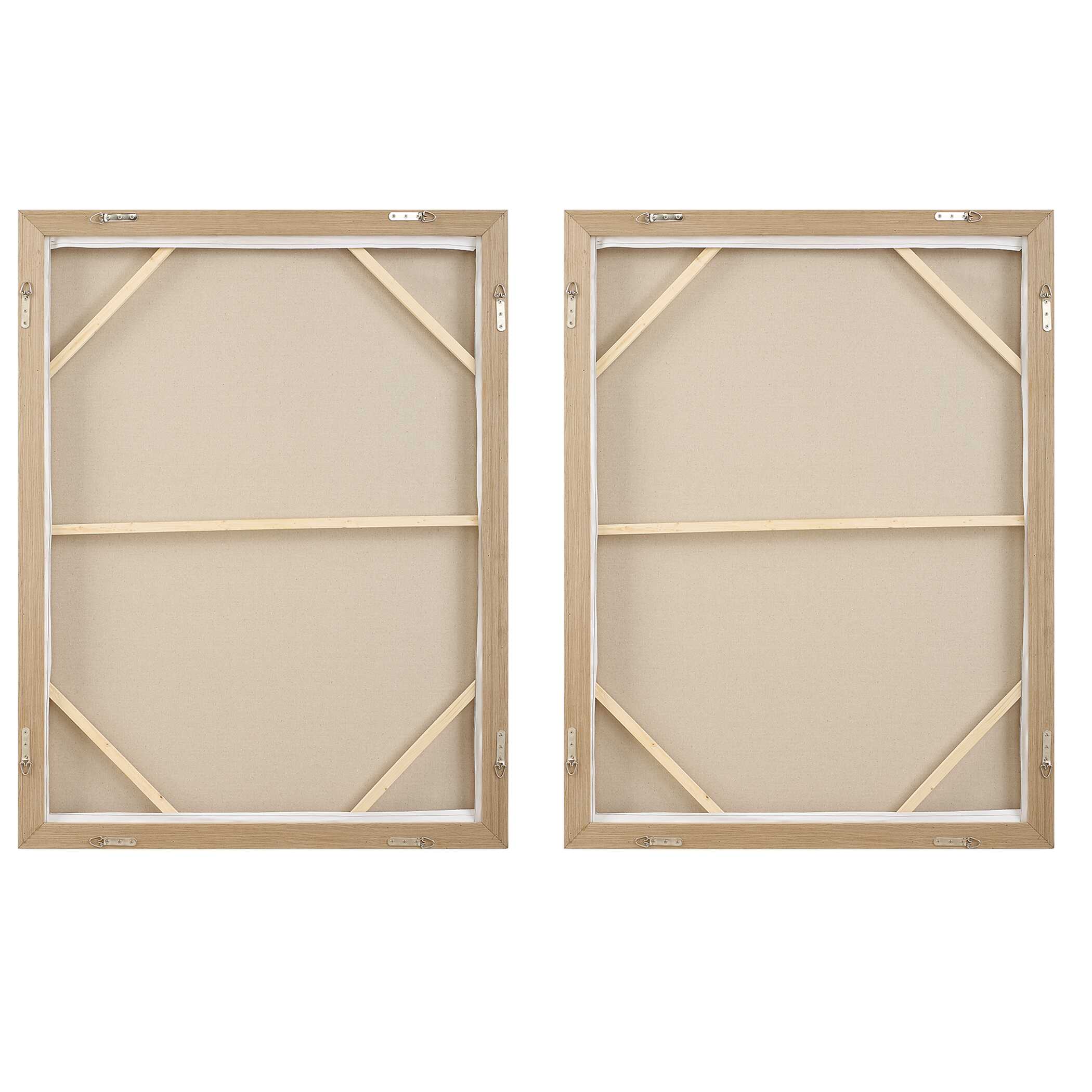 Molten Patina Framed Canvases Set/2