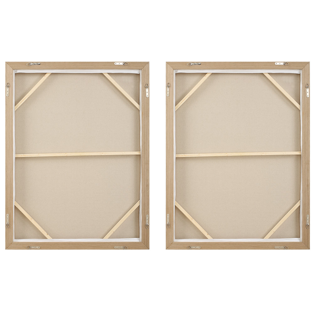 Molten Patina Framed Canvases Set/2