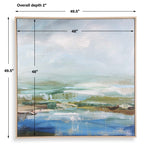 Lush Valley Framed Canvas