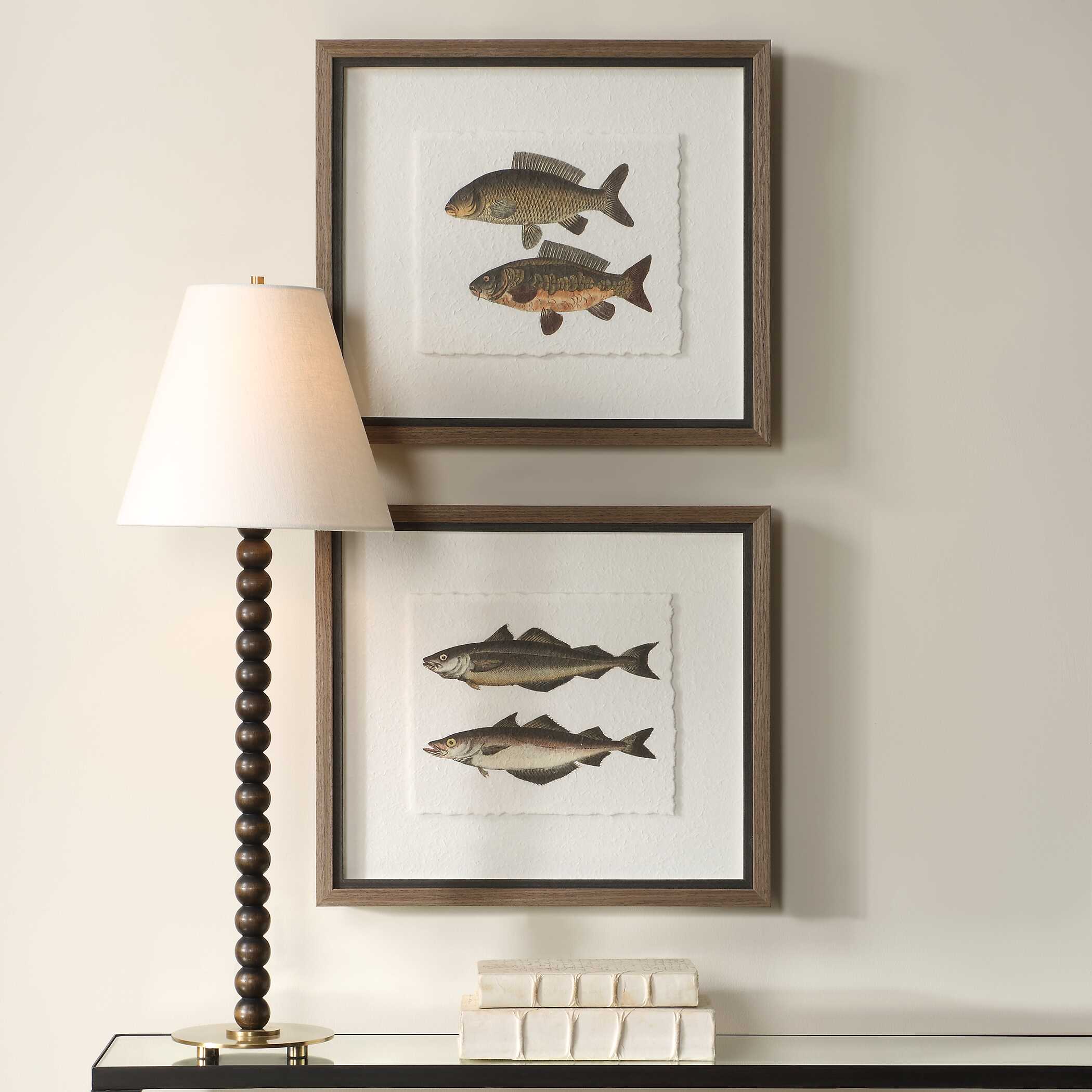 The Catch Framed Fish Prints Set/2