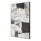 Folding Time Framed Abstract Art
