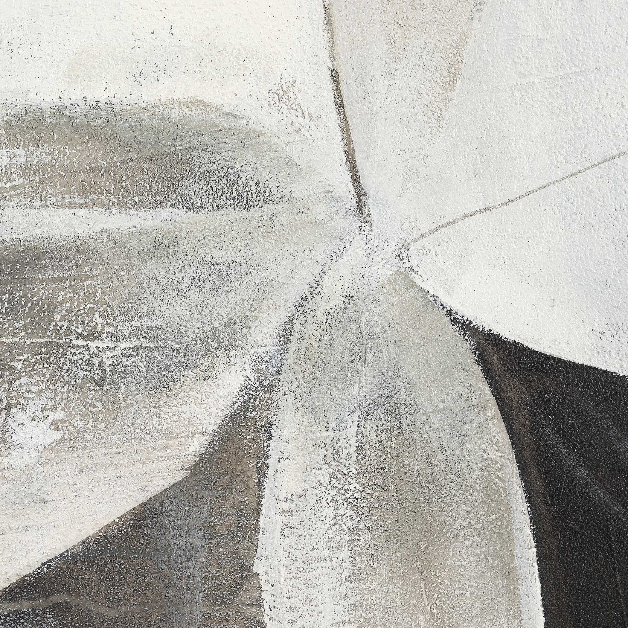 Folding Time Framed Abstract Art