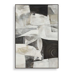 Folding Time Framed Abstract Art