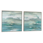 Tranquil State Of Mind Framed Canvases, S/2