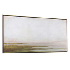 Hazy Lake Framed Landscape Art