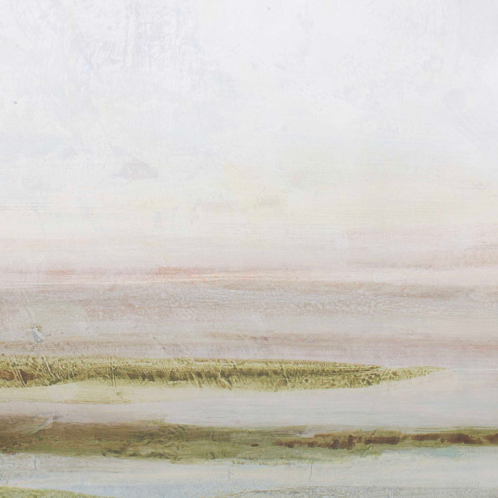 Hazy Lake Framed Landscape Art