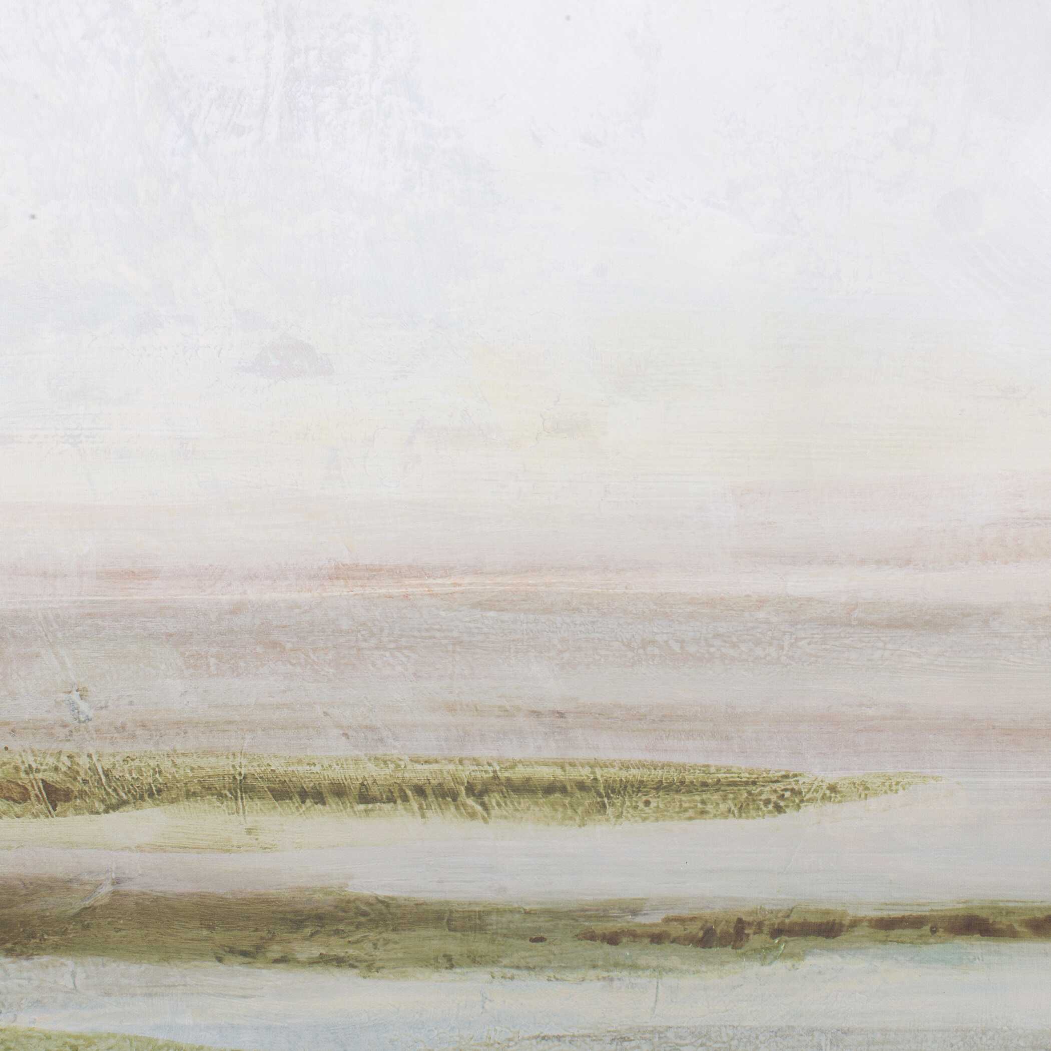 Hazy Lake Framed Landscape Art