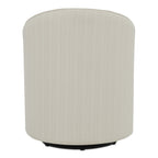 Sylvie Outdoor Swivel Dining Chair Cream