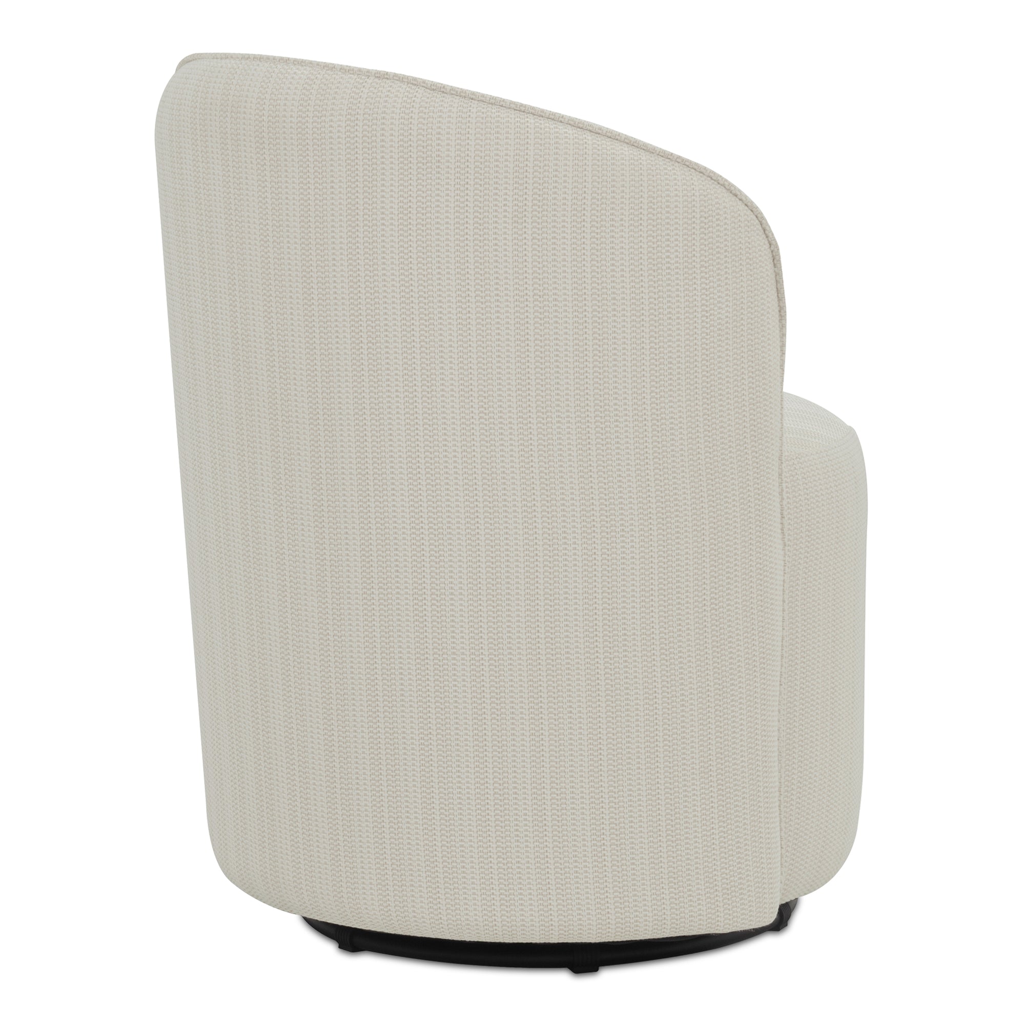 Sylvie Outdoor Swivel Dining Chair Cream