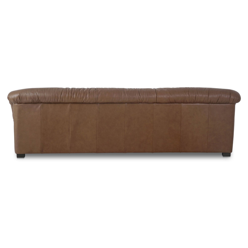 Halston Sofa Tan Leather