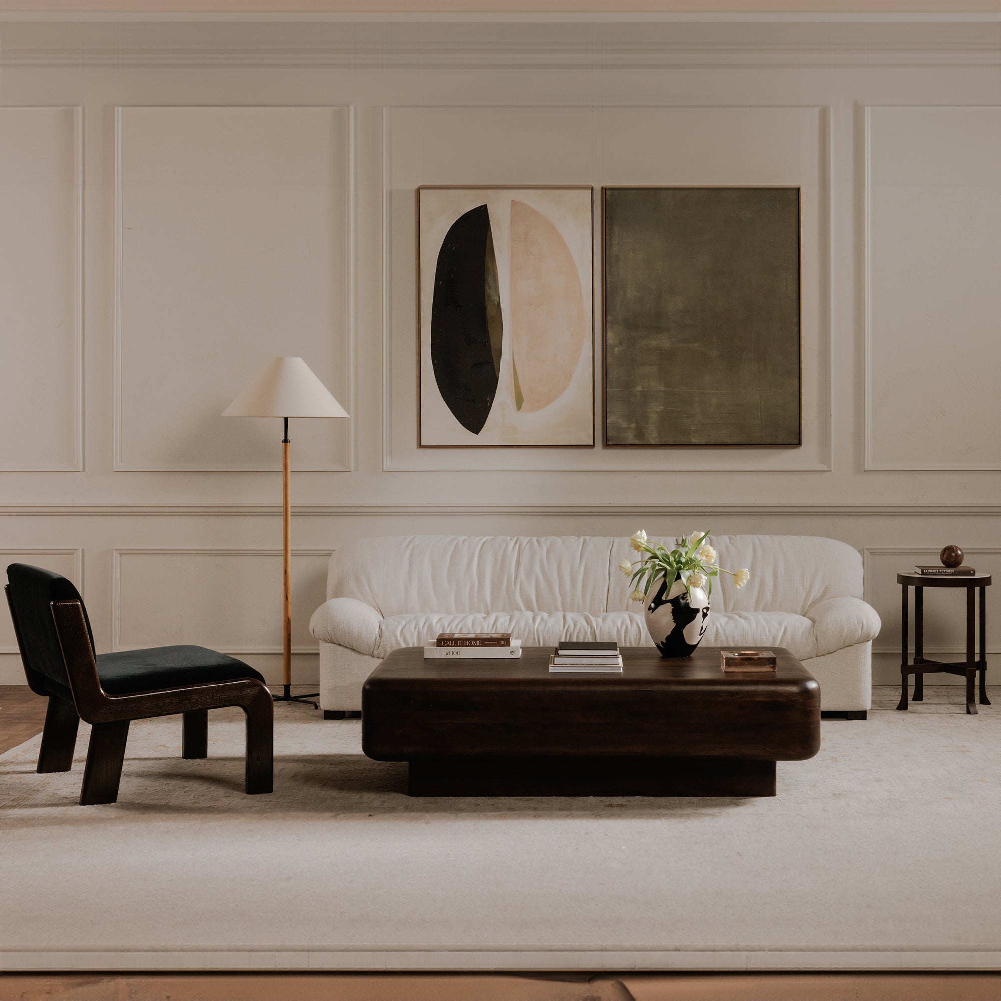 Halston Sofa Flecked Oat