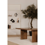 Lila Large Dining Table Brown