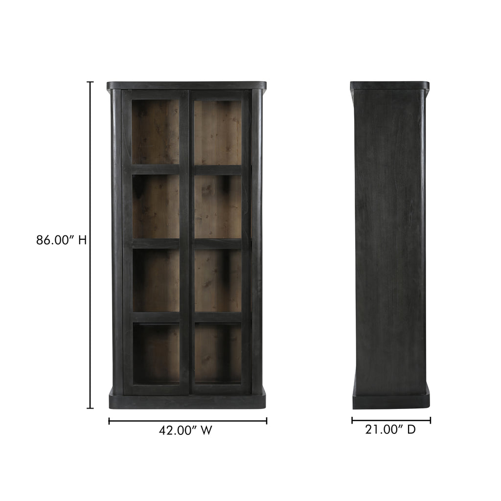 Mona Tall Cabinet Black
