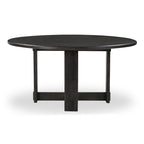 Glenn Round Dining Table Dark Brown