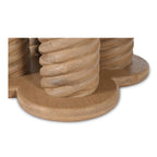 Treccia Round Dining Table Oak