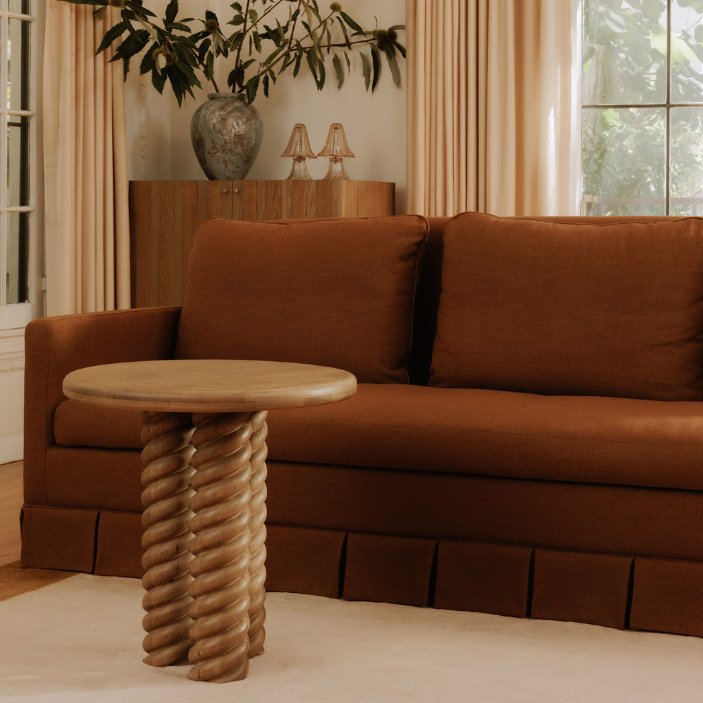 Treccia Side Table Oak