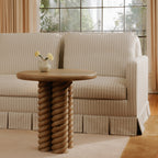 Treccia Side Table Oak