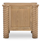 Treccia 2 Drawer Nightstand Oak