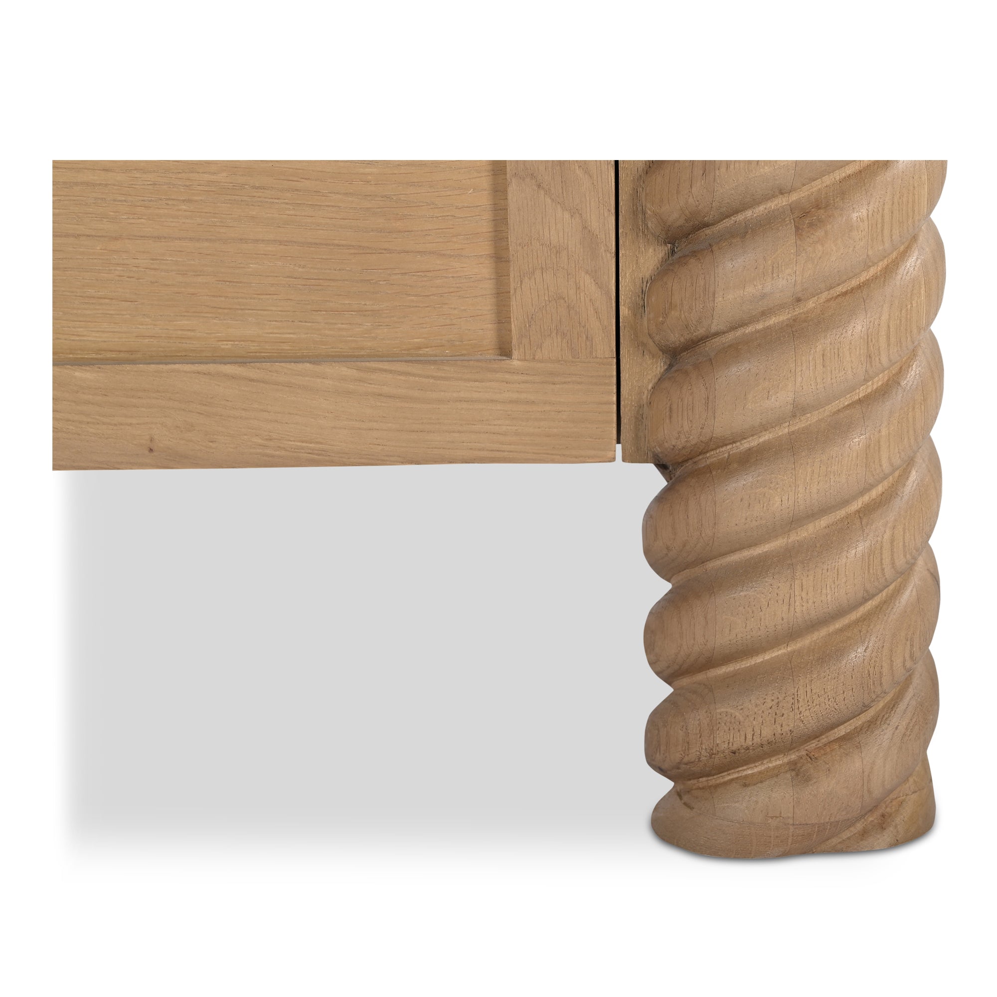 Treccia 2 Drawer Nightstand Oak