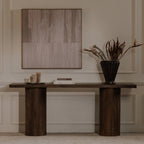 Hadley Console Table Warm Brown