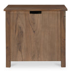 Gene Charging Nightstand Dark Brown