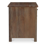 Gene Charging Nightstand Dark Brown