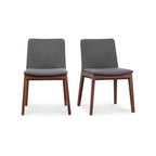 Deco Dining Chair Dark Grey - Set Of Two