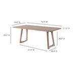 Silas Dining Table White Oak