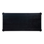 Post Large Dining Table Black