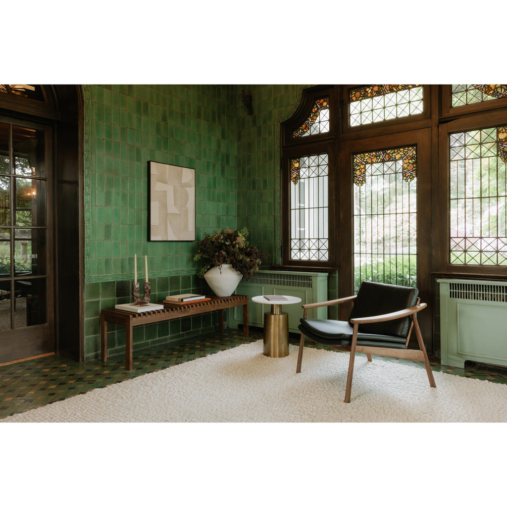 Rohe Bench Walnut Brown