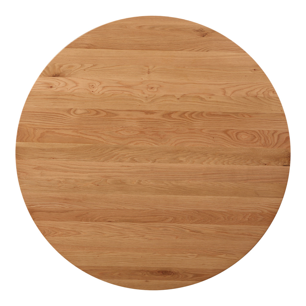 Folke Round Coffee Table Natural Oak