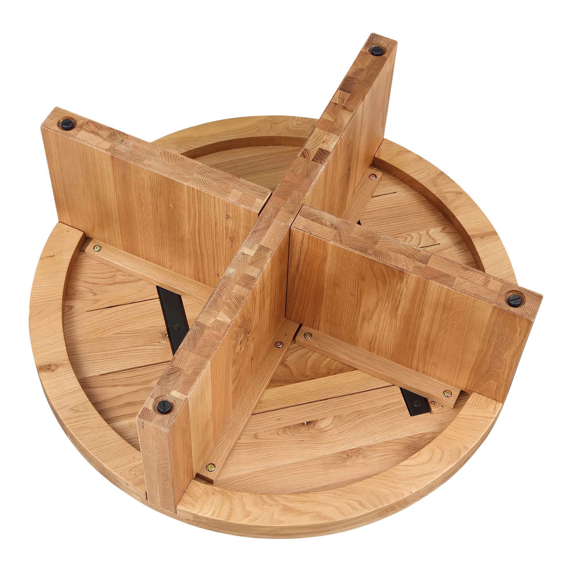 Folke Round Coffee Table Natural Oak