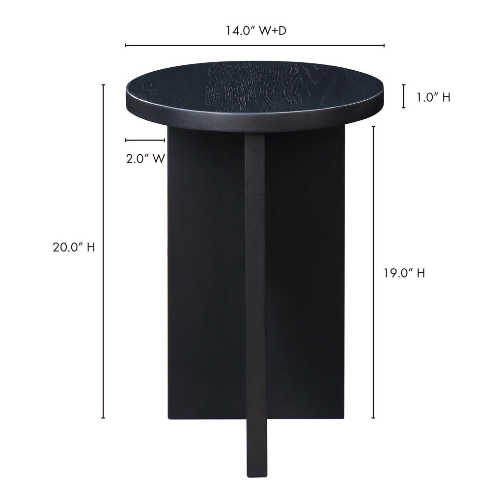 Grace Accent Table Black Oak