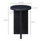 Grace Accent Table Black Oak