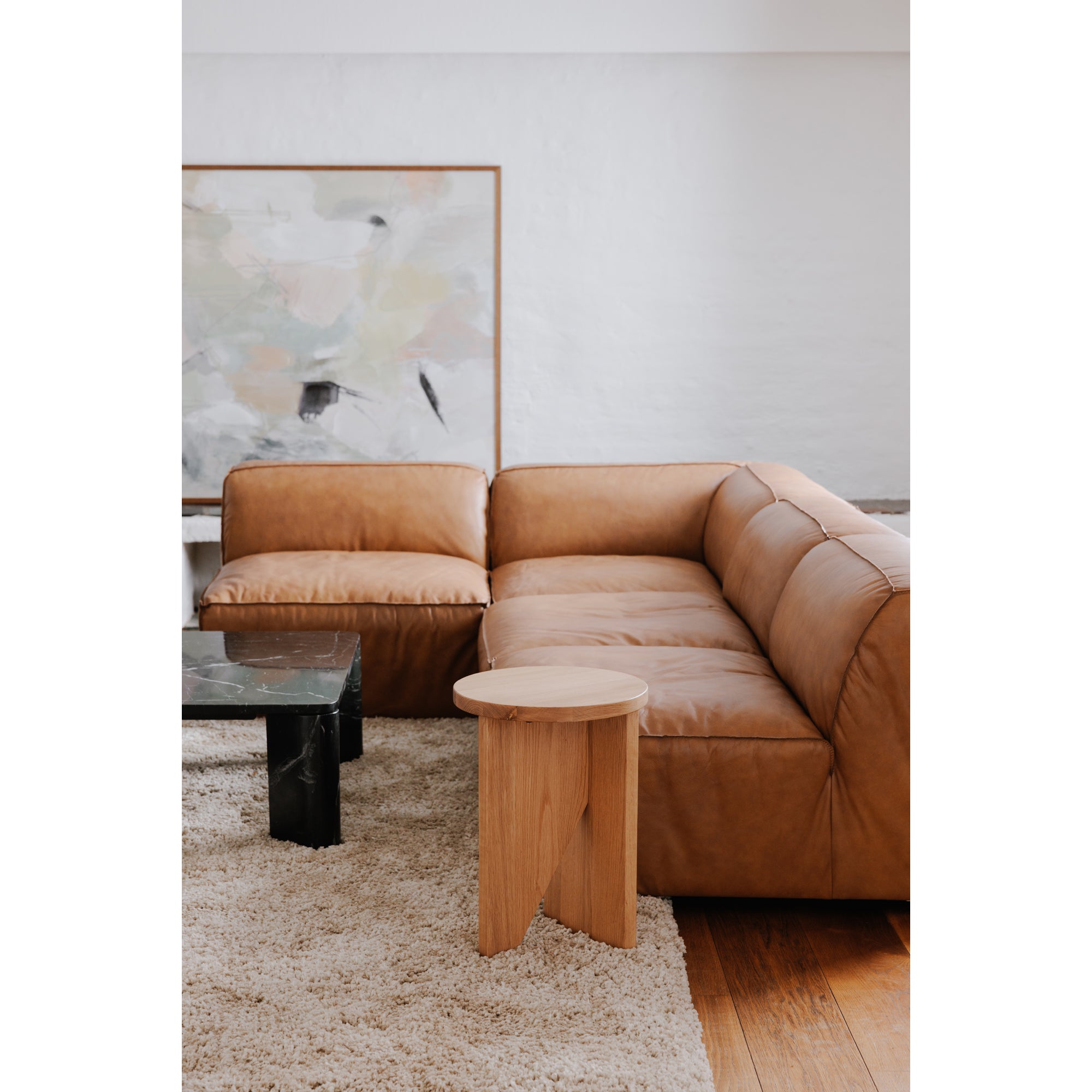 Grace Accent Table Natural Oak