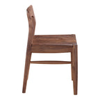 Owing Dining Chair Walnut Brown - Set Of Two