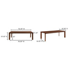 Daifuku Large Dining Table Walnut Stained Ash