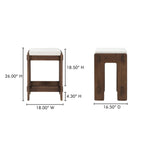 Ashby Counter Stool Brown